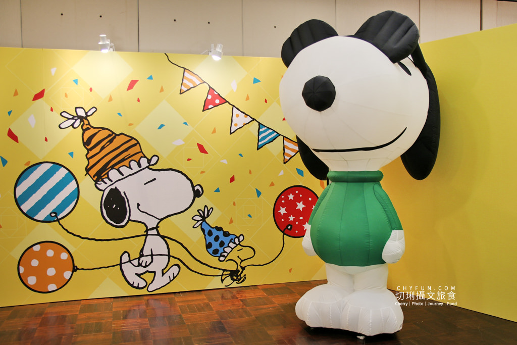 台南｜史努比70周年巡迴特展免費入場拍個夠，花生漫畫年代角色變化很有趣