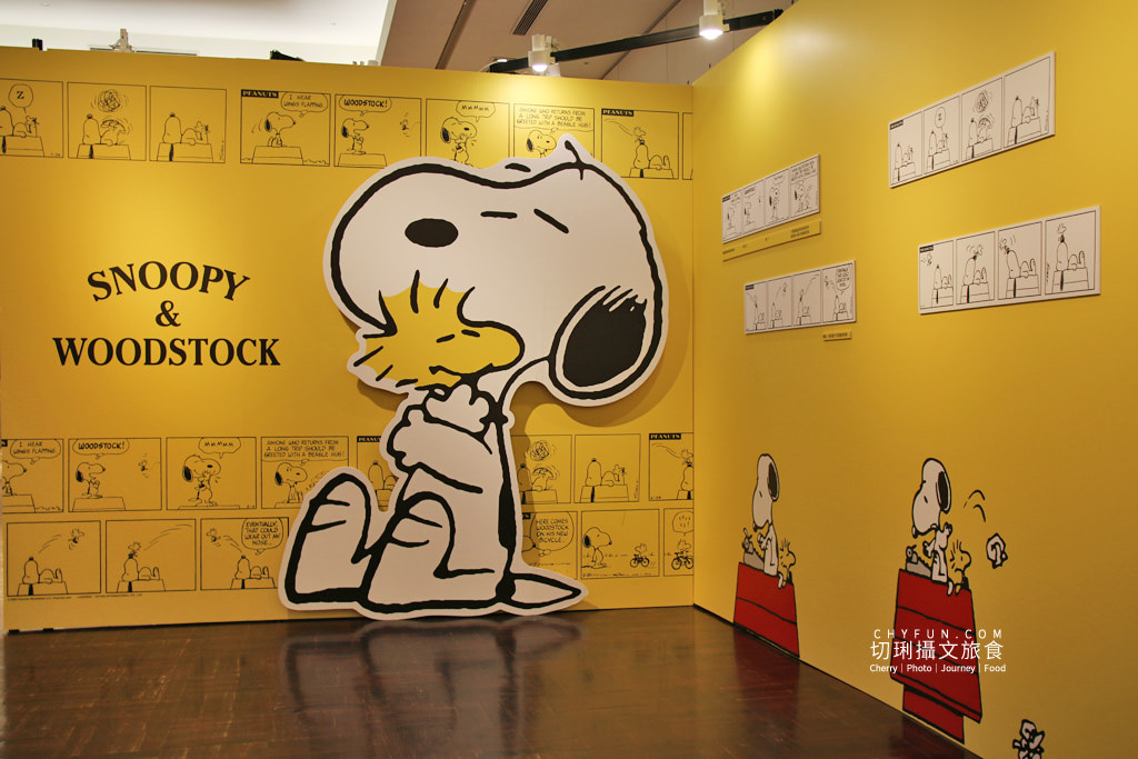 台南｜史努比70周年巡迴特展免費入場拍個夠，花生漫畫年代角色變化很有趣