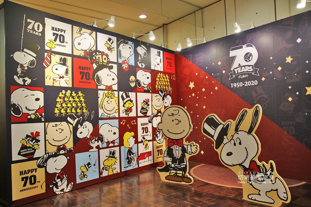 台南｜史努比70周年巡迴特展免費入場拍個夠，花生漫畫年代角色變化很有趣