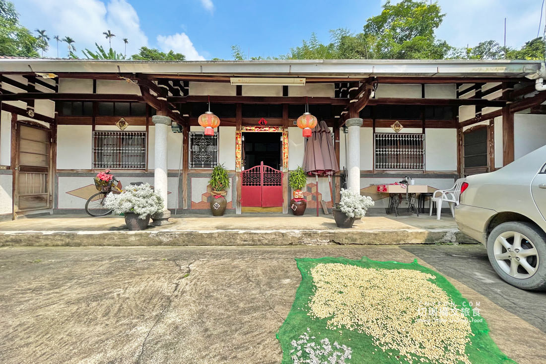 嘉義｜中埔彭媽媽咖啡自種自烘，山中三合院喝咖啡聞香享清幽感受濃厚人情味