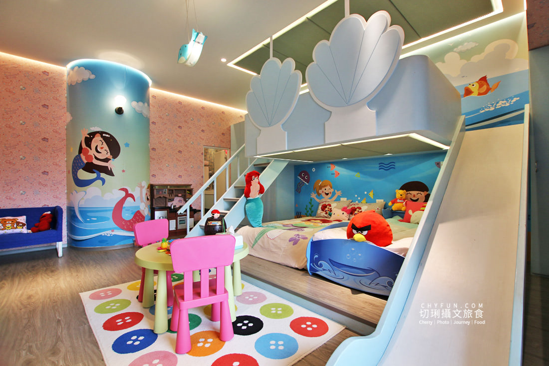 嘉義｜中埔親子民宿詩情夢幻城堡住宿，小朋友的玩樂天堂間間都是童話故事房