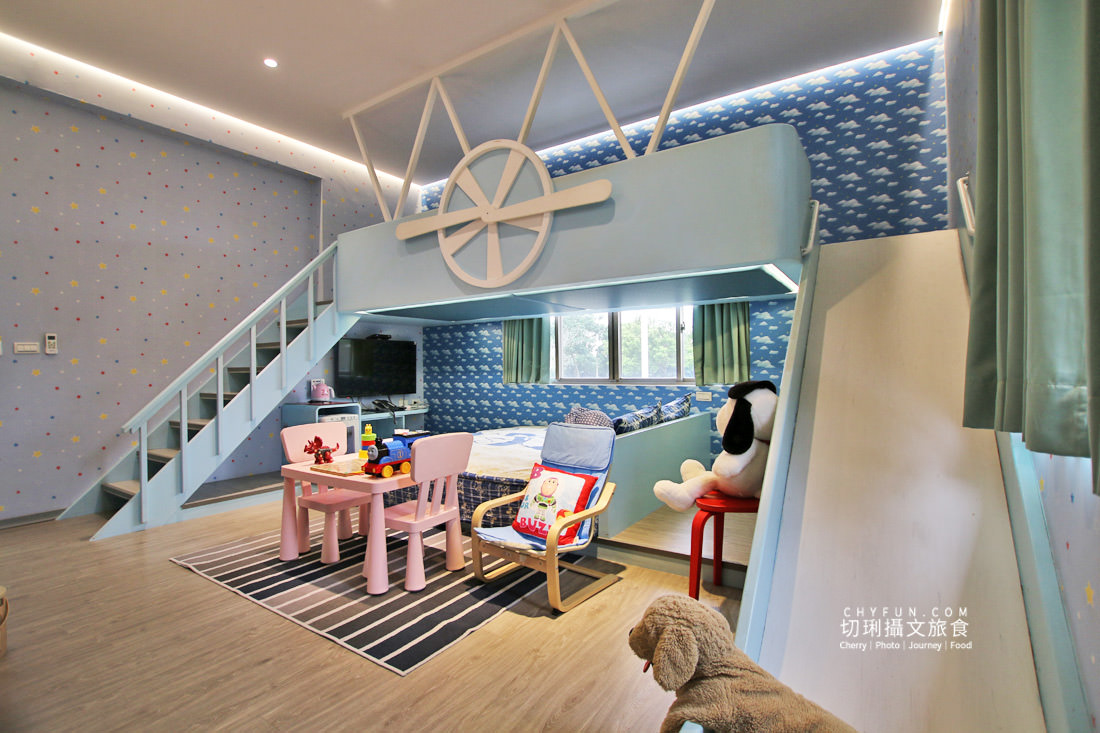 嘉義｜中埔親子民宿詩情夢幻城堡住宿，小朋友的玩樂天堂間間都是童話故事房