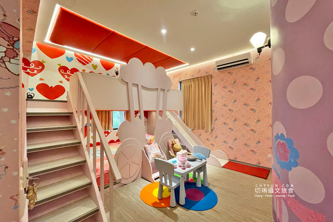 嘉義｜中埔親子民宿詩情夢幻城堡住宿，小朋友的玩樂天堂間間都是童話故事房