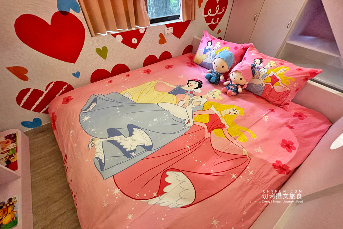 嘉義｜中埔親子民宿詩情夢幻城堡住宿，小朋友的玩樂天堂間間都是童話故事房