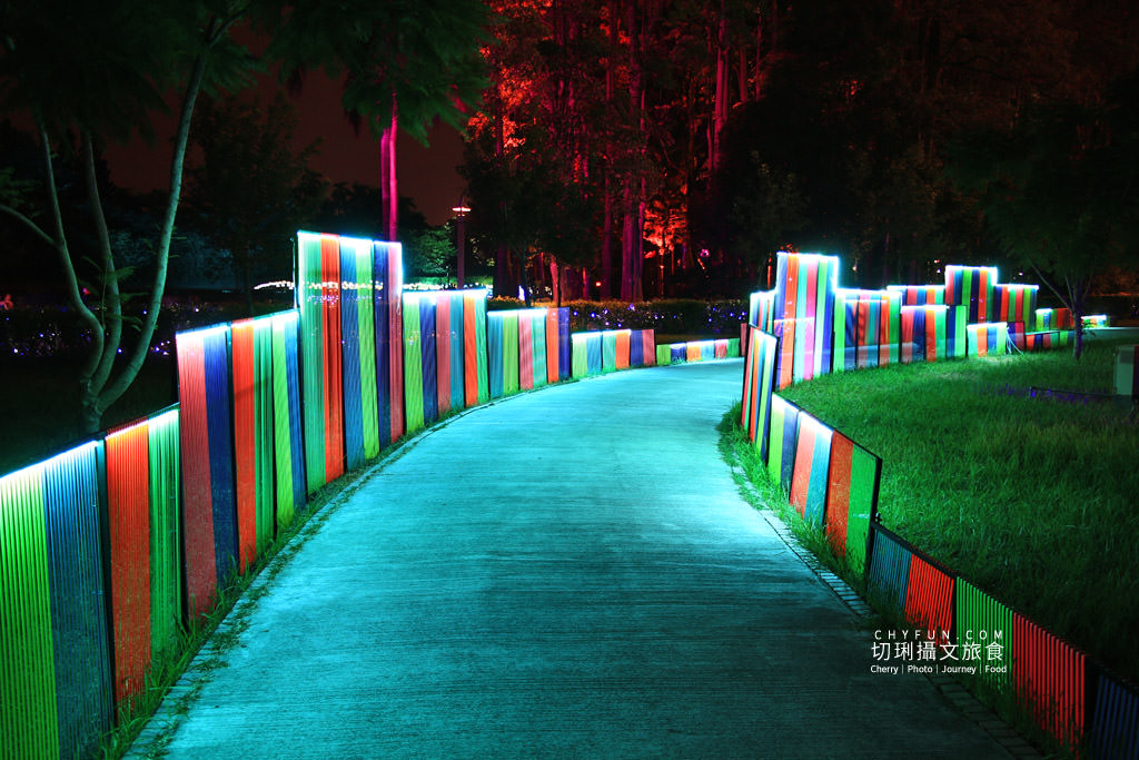 嘉義旅遊光織影舞北香湖公園10