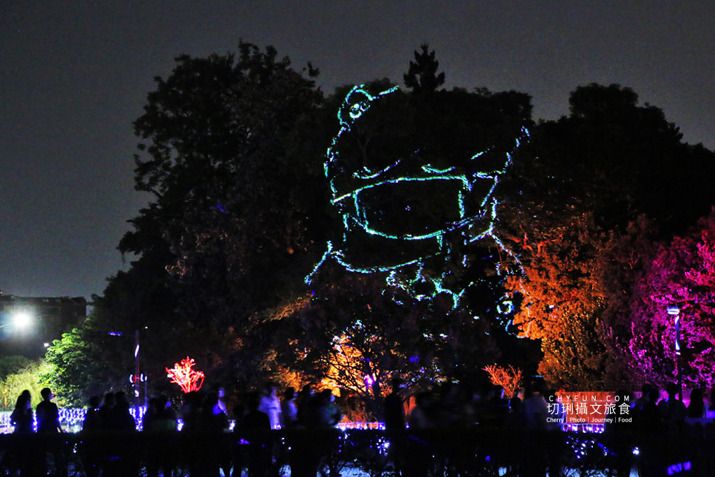 嘉義旅遊光織影舞北香湖公園20
