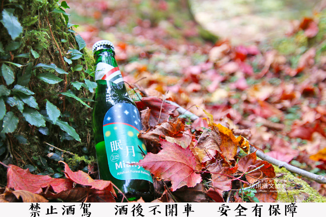 嘉義｜嘉義限定眠月啤酒融阿里山林鐵元素，帶著有意思的水果酒走跳山裡拍美照