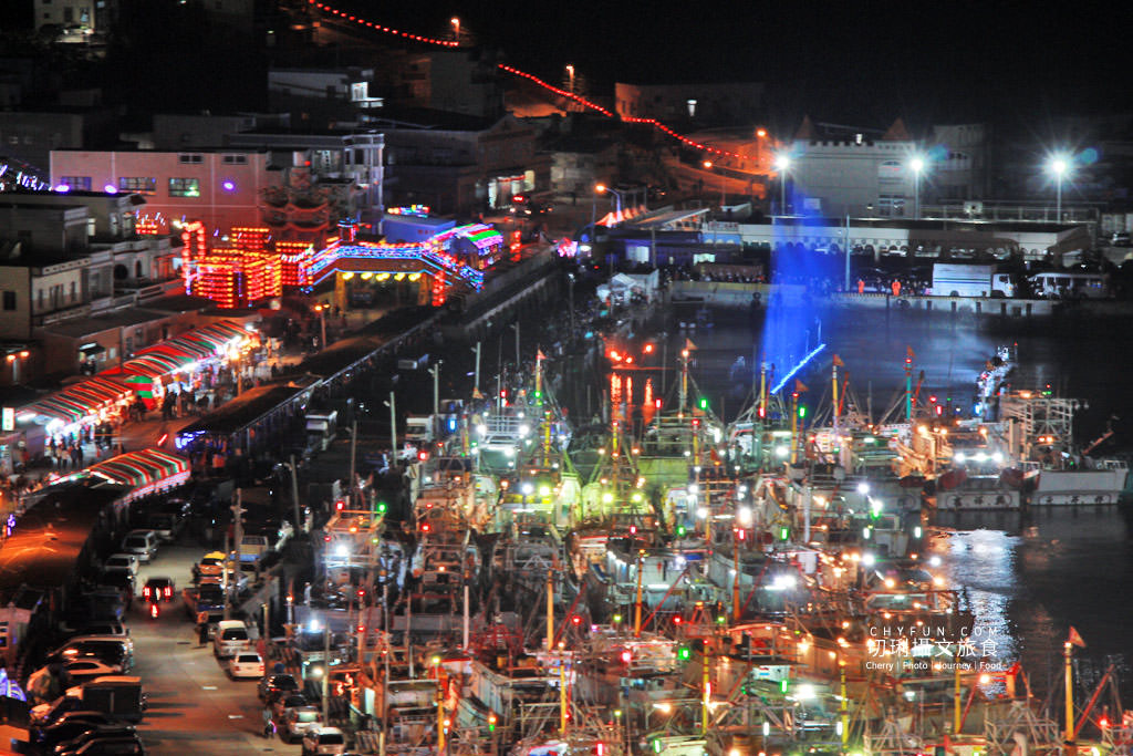 澎湖｜西嶼外垵讚元宵，創意水火舞燈光秀花火碼頭施放