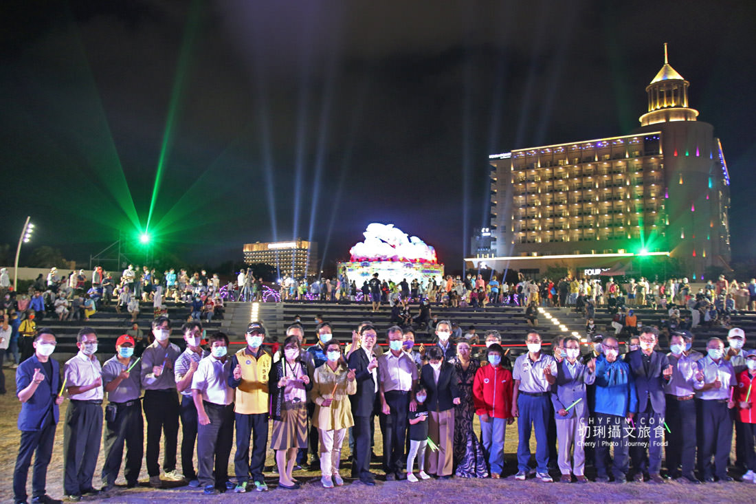 澎湖｜澎湖國際燈光藝術節舞躍銀波燈海閃耀，國際廣場變漂亮