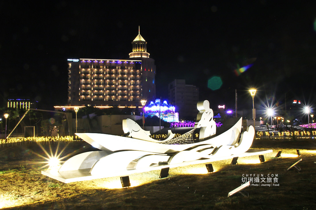 澎湖｜澎湖國際燈光藝術節舞躍銀波燈海閃耀，國際廣場變漂亮