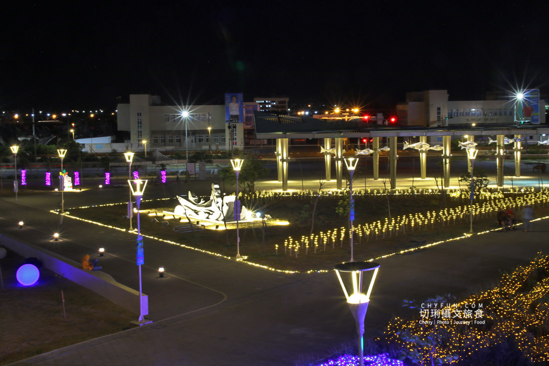 澎湖｜澎湖國際燈光藝術節舞躍銀波燈海閃耀，國際廣場變漂亮