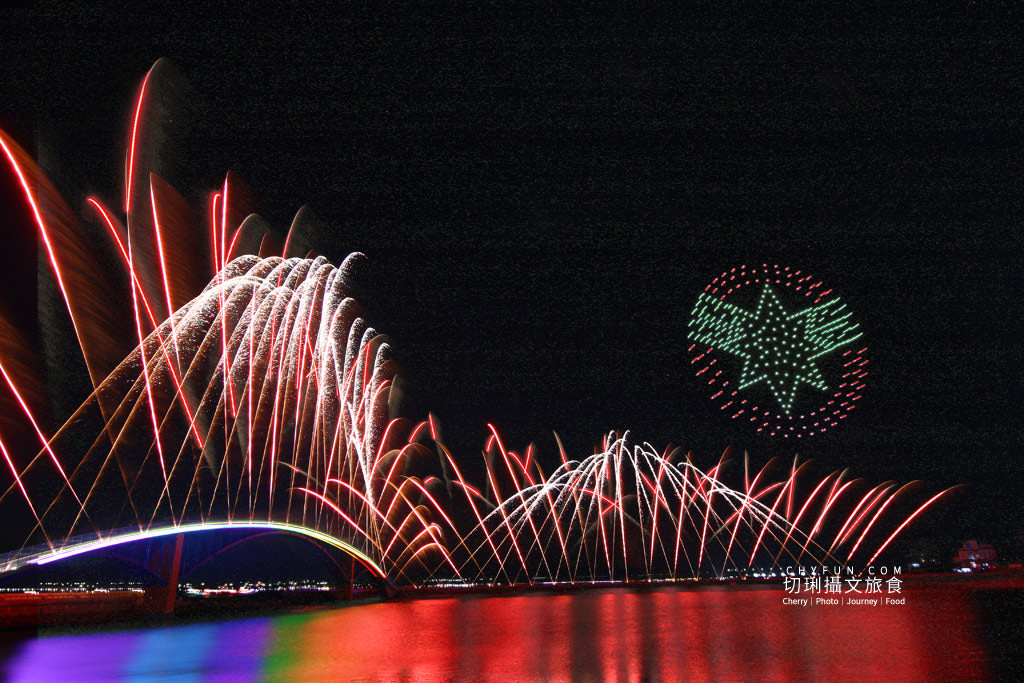 澎湖｜澎湖花火節漫威2020開幕，壯觀漫威宇宙300台無人機搭壯觀絢麗煙花