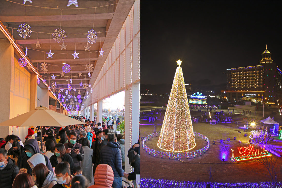澎湖｜聖誕市集嶼光共舞在國際廣場，來與澎湖最高聖誕樹一同歡樂