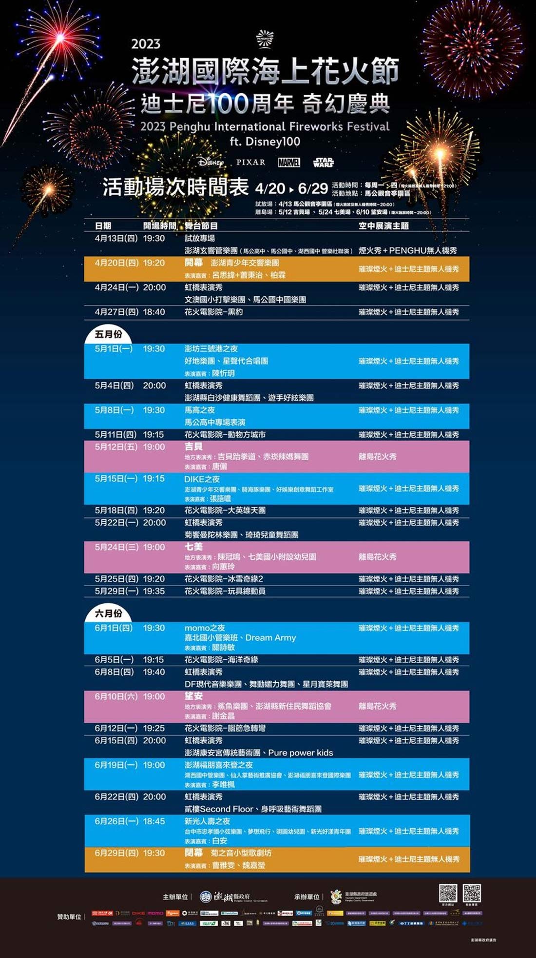 澎湖|澎湖花火節 X 迪士尼100周年,首場迪士尼無人機秀十全十美可愛極了 - 第3張圖 澎湖|澎湖花火節 X 迪士尼100周年,首場迪士尼無人機秀十全十美可愛極了