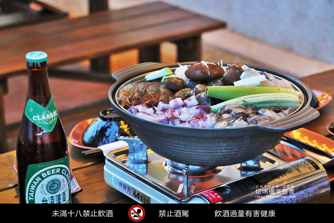 澎湖｜蒸優鮮海鮮火鍋一鍋三吃，吹海風吃鍋賞無敵漁港海景