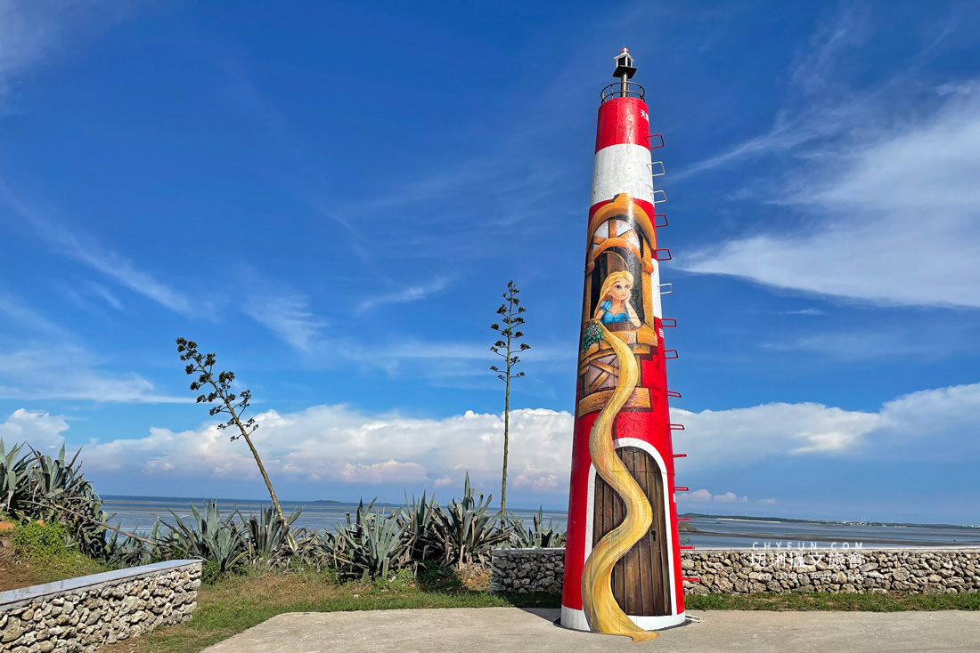 澎湖｜講美長髮公主燈塔在高地，居高眺望東海與鎮海內灣（澎湖打卡新地景）