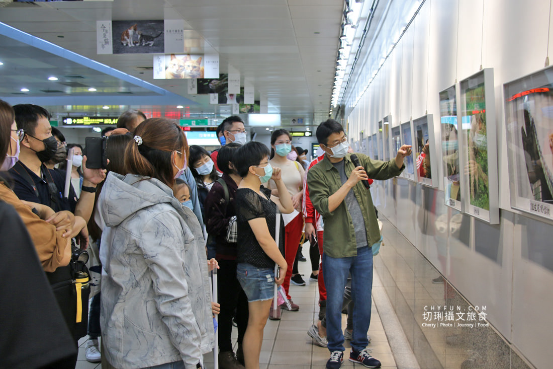 高雄｜高雄捷運鹽埕埔站展出吳毅平喵星人日常，慶蜜柑站長兩歲見面會