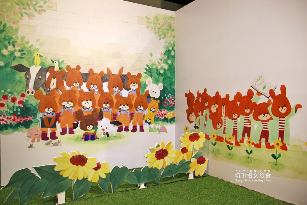 高雄｜小熊學校2020到夢時代開展，花廊熱氣球咖啡杯粉嫩拍