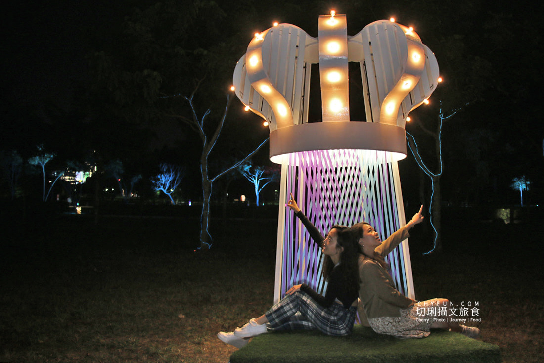 嘉義｜2021光織影舞點亮北香湖KANO兩園區，兩組藝術展兩個月（內含拍照Tip）