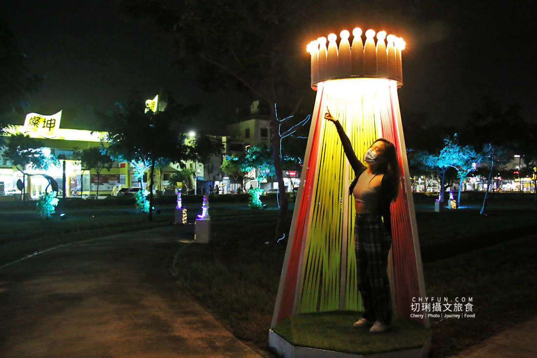 嘉義｜2021光織影舞點亮北香湖KANO兩園區，兩組藝術展兩個月（內含拍照Tip）