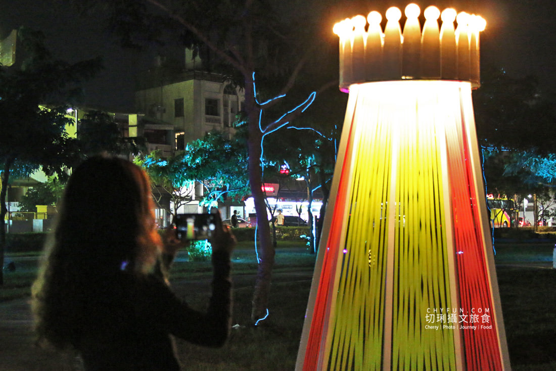 嘉義｜2021光織影舞點亮北香湖KANO兩園區，兩組藝術展兩個月（內含拍照Tip）