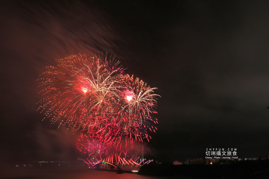 澎湖｜挪威郵輪奮進號在澎湖看海上花火，這晚航海王主題無人機第二套