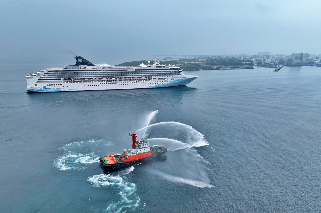 澎湖｜挪威郵輪奮進號首度來台，雄獅包航向澎湖旅遊看海上花火