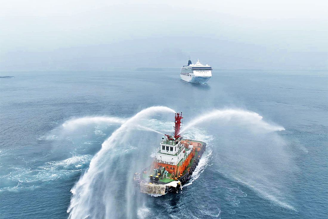 澎湖｜挪威郵輪奮進號首度來台，雄獅包航向澎湖旅遊看海上花火