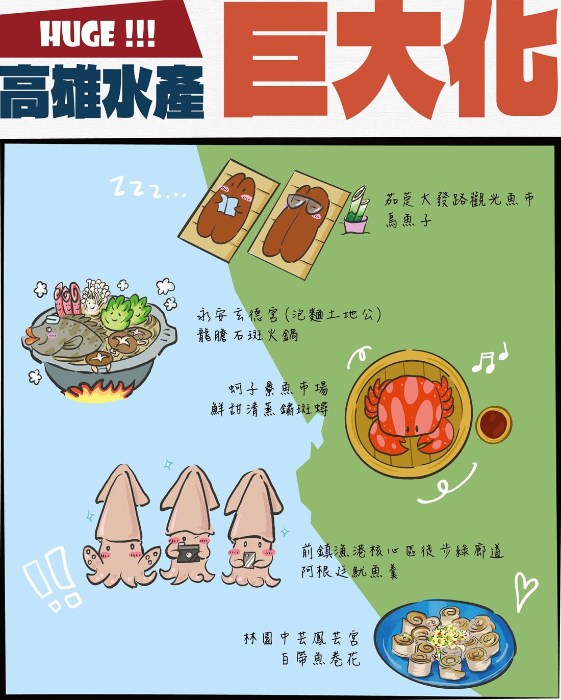 高雄|高雄冬日遊樂園巨大化美食、水產迎吉年,蒐集打卡走春趣 - 第13張圖