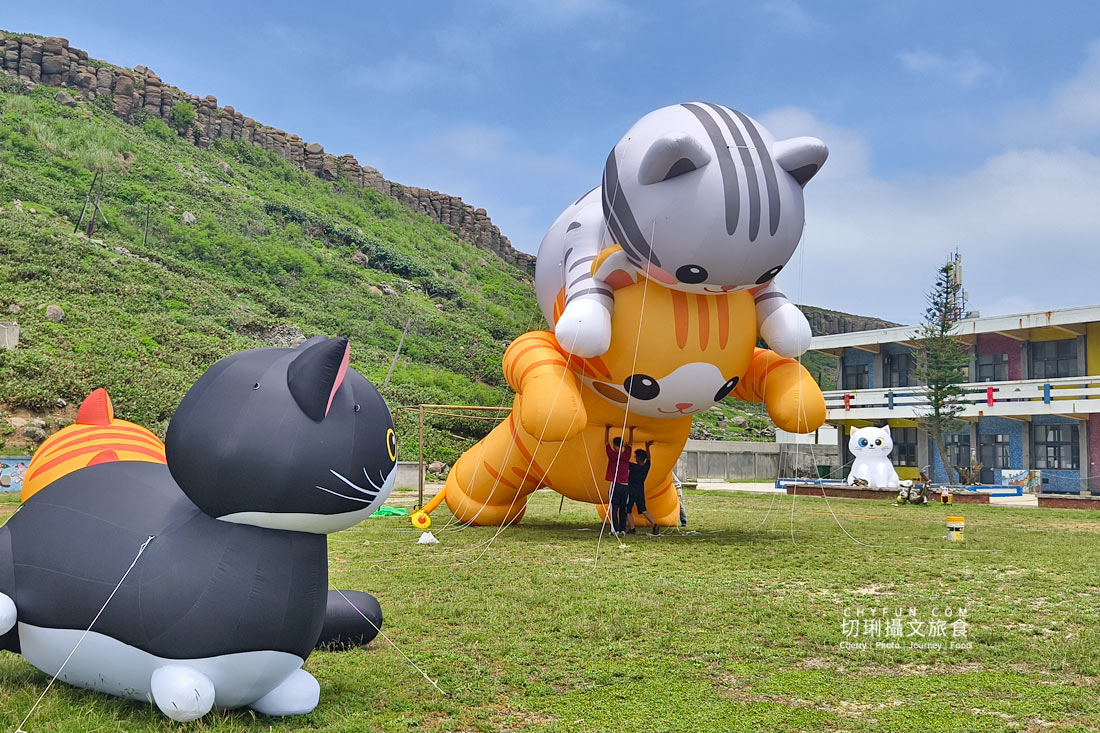2025 金色雙島藝術祭最萌亮點！巨型貓咪氣偶現身虎井島可愛度爆擊