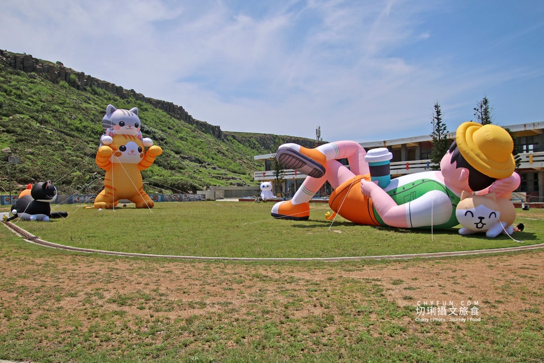 2025 金色雙島藝術祭最萌亮點！巨型貓咪氣偶現身虎井島可愛度爆擊