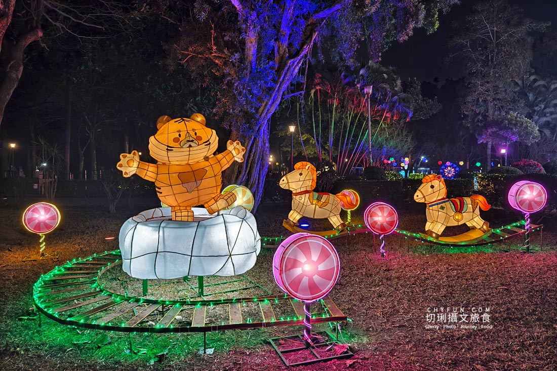 2026虎尾燈會燈火點亮糖都夜色，在同心公園與福安宮之間漫步過年