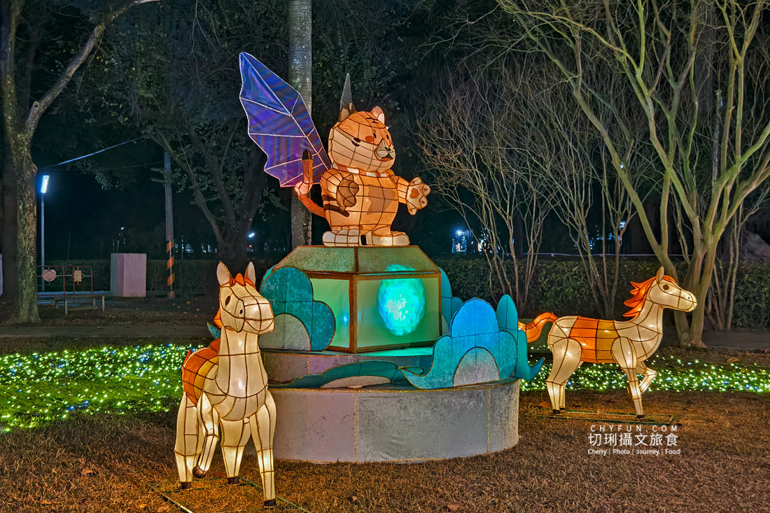 2026虎尾燈會燈火點亮糖都夜色，在同心公園與福安宮之間漫步過年