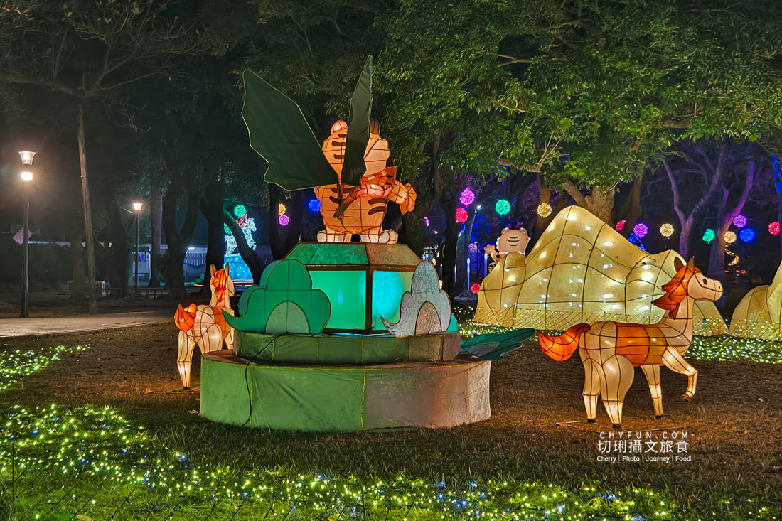 2026虎尾燈會燈火點亮糖都夜色，在同心公園與福安宮之間漫步過年